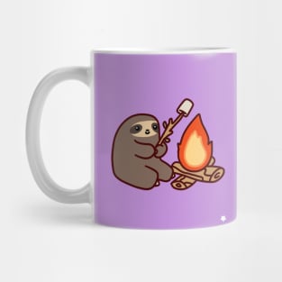 "Thank You" Campfire Sloth Mug